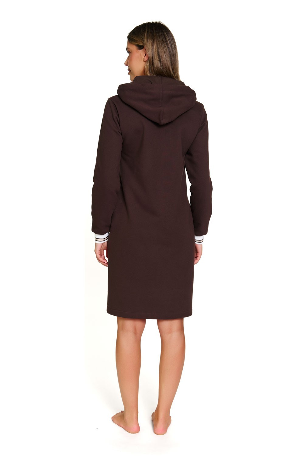 Robe De Manga Comprida Com Capuz Brownie 1