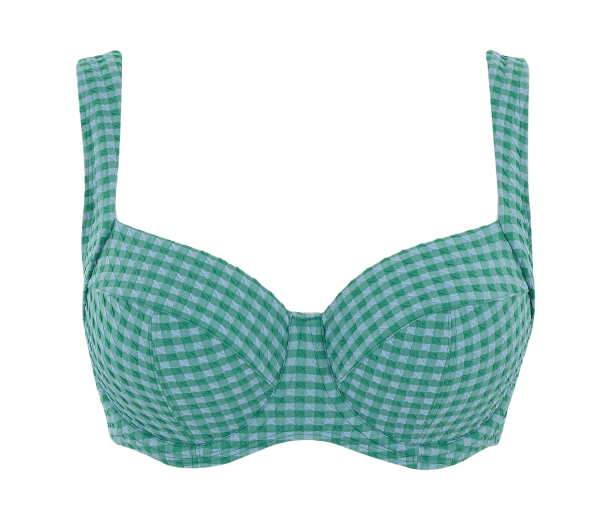 Biquíni Balconnet de Copa Mole Olivia Green Ginghm