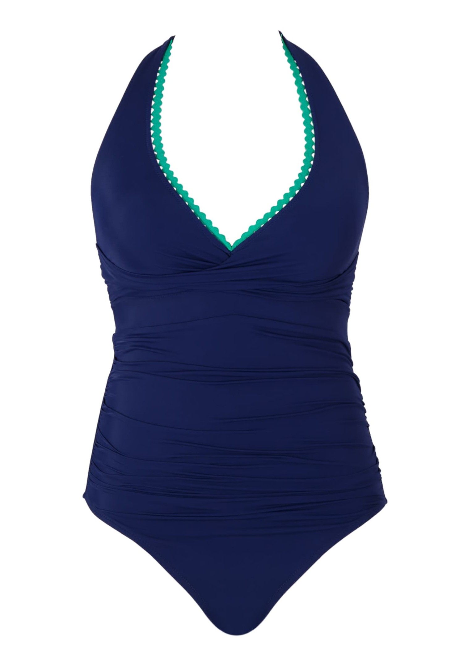 Fato de Banho Triangular de Copa Mole Sem Aros Faye Ric Rac Navy