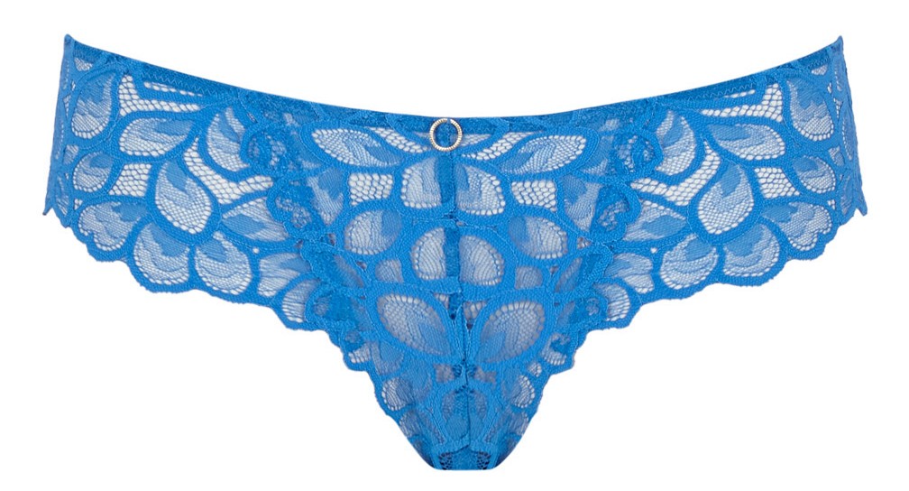 Braguita Brasileña con Encaje Allure Azure Blue