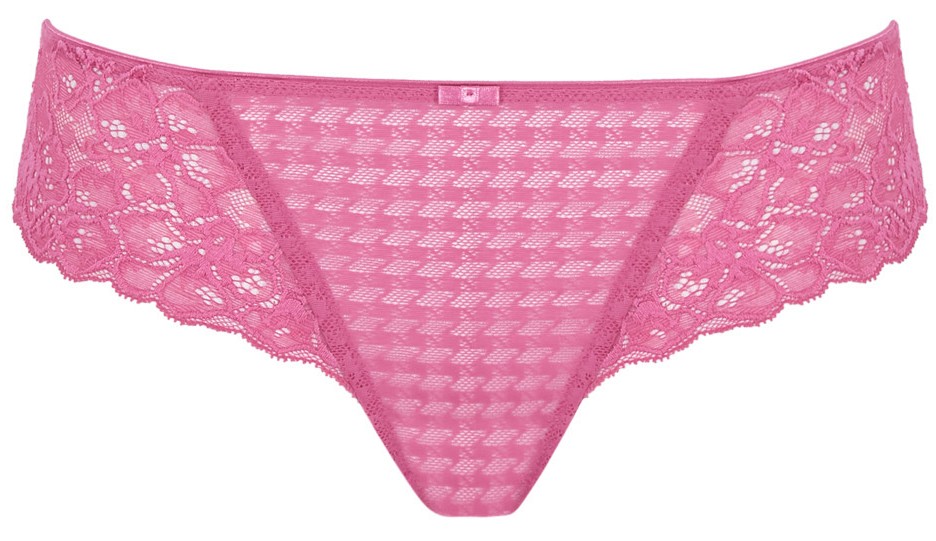Envy Fuchsia Pink Lace Brazilian Brief