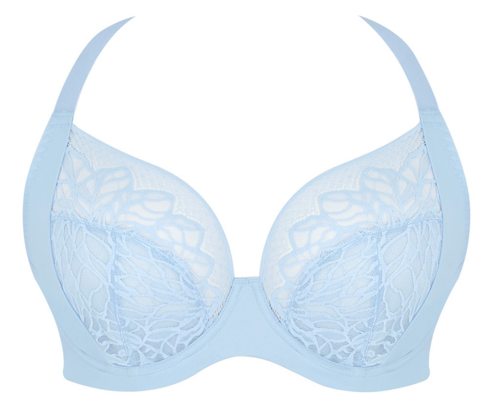 Sujetador Escotado de Copa Suave Con Encaje Sophia Dusky Blue