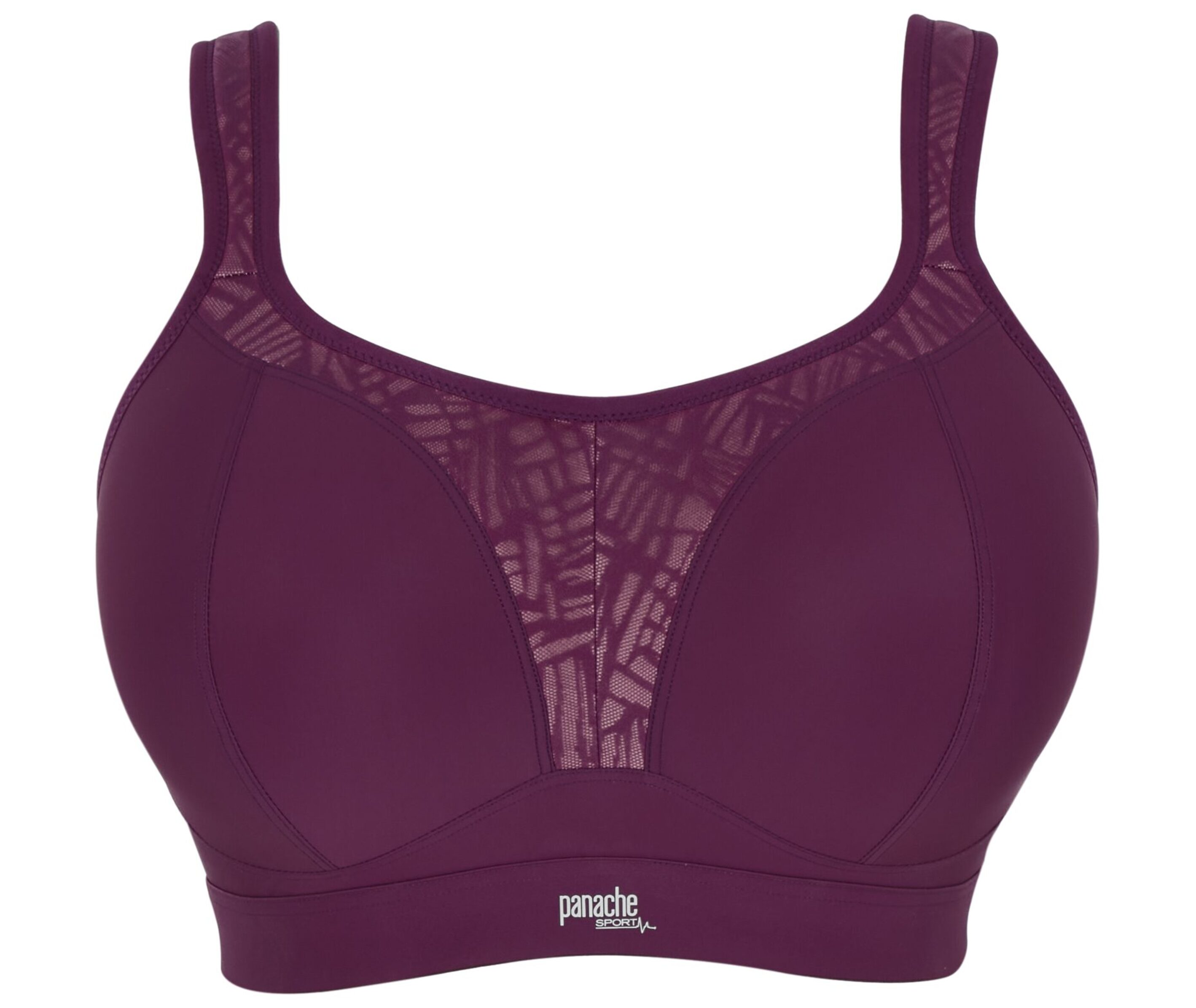 Moulded Cup Non Wired Sports Bra Berry Chalk