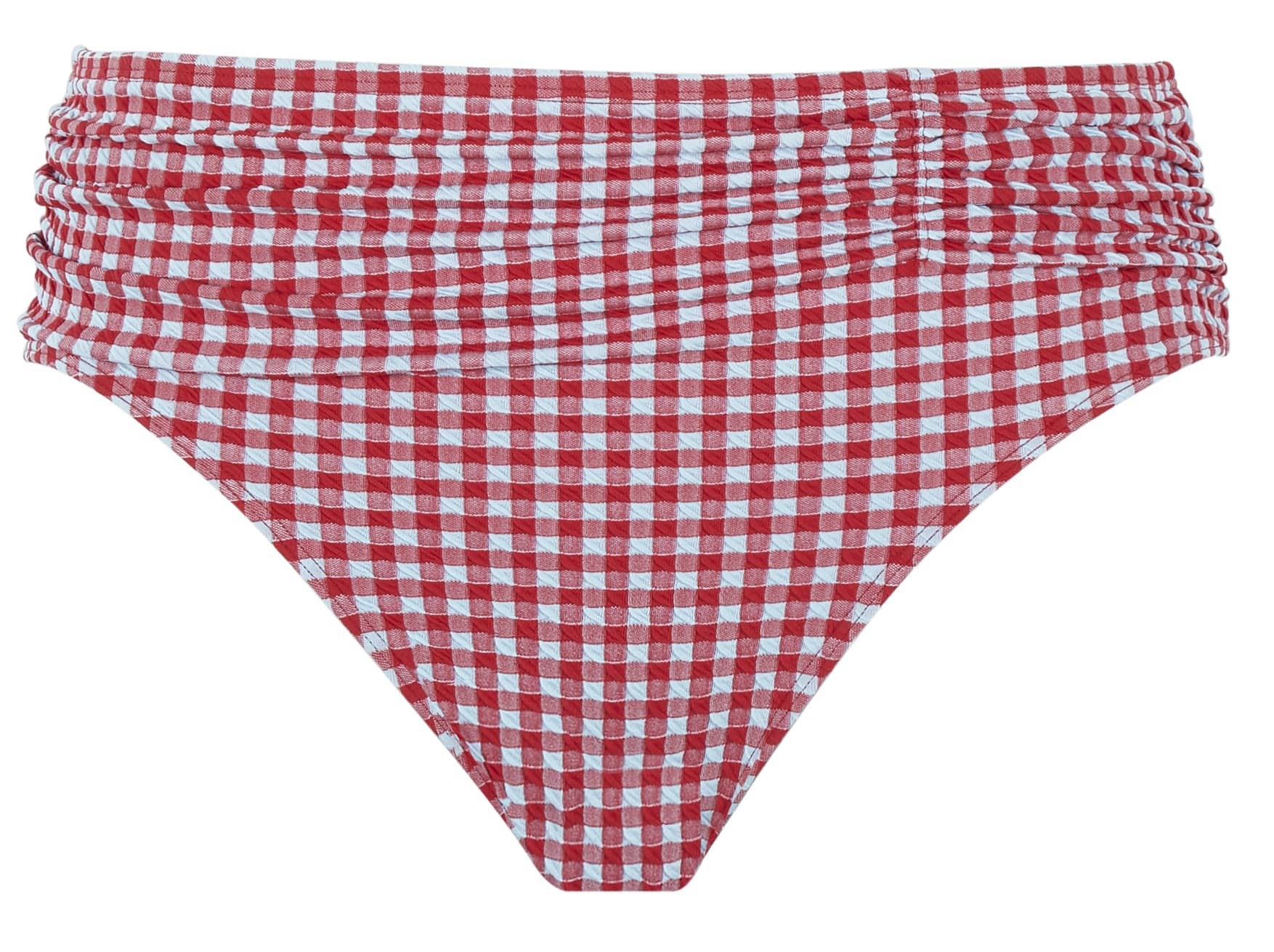 Braguita de Baño de Cintura Media Olivia Red Gingham
