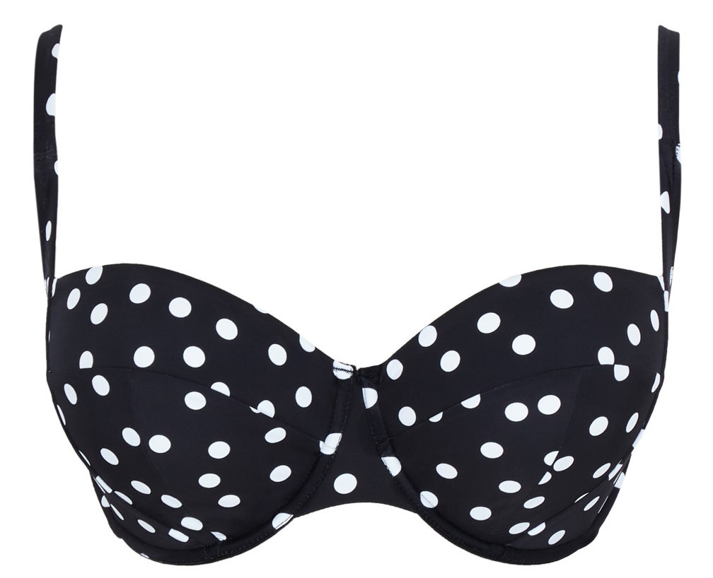 Biquíni Balconnet De Copa Mole Com Aros Florence Polka Dot Print