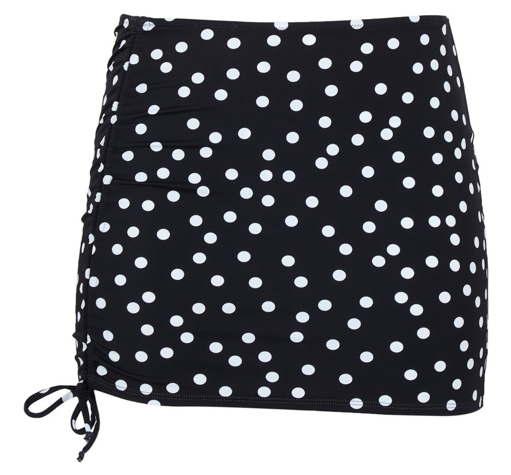 Cueca Saia de Banho Cintura Subida Polka Dot Print