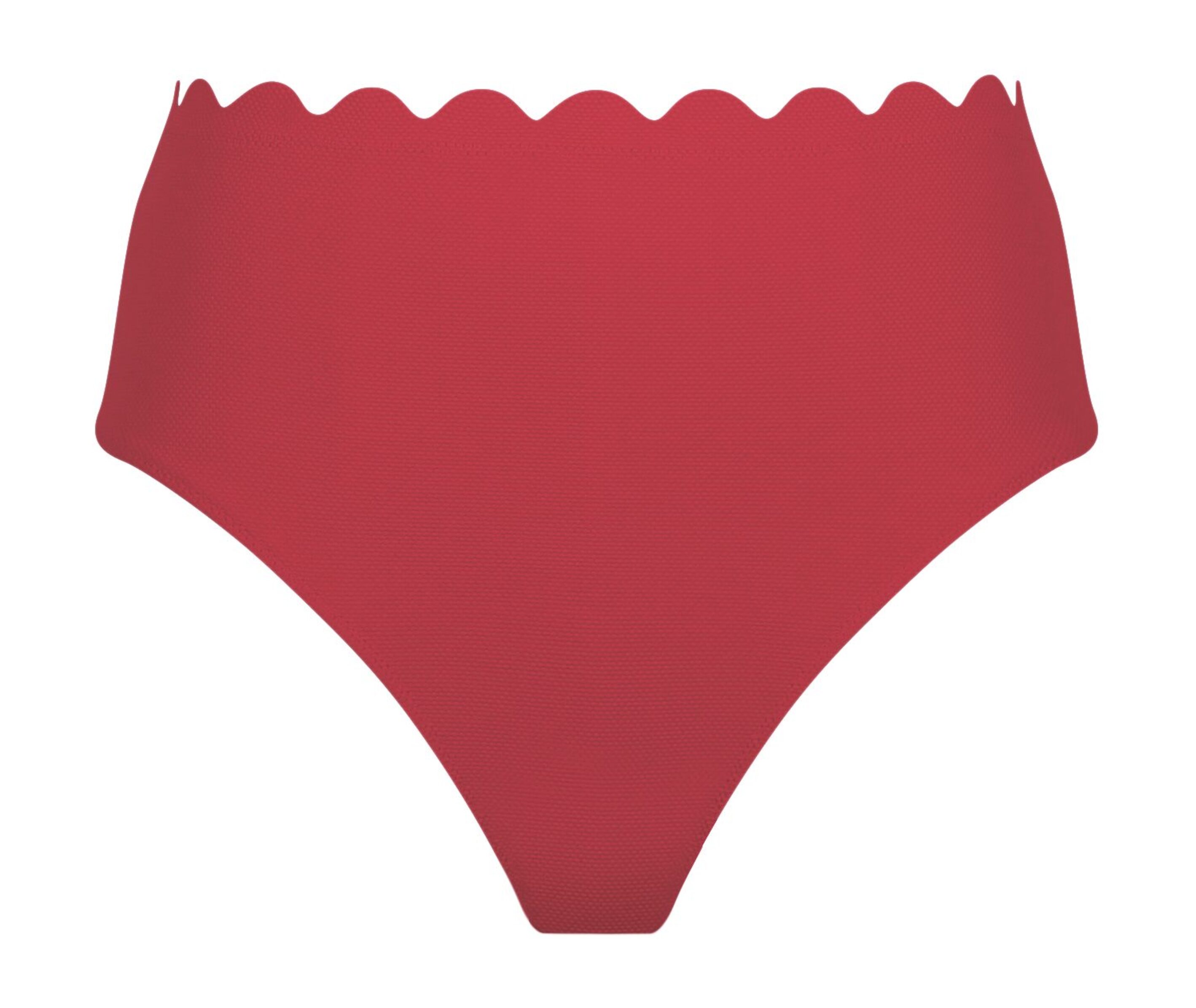 High Waist Swim Brief Spirit Red