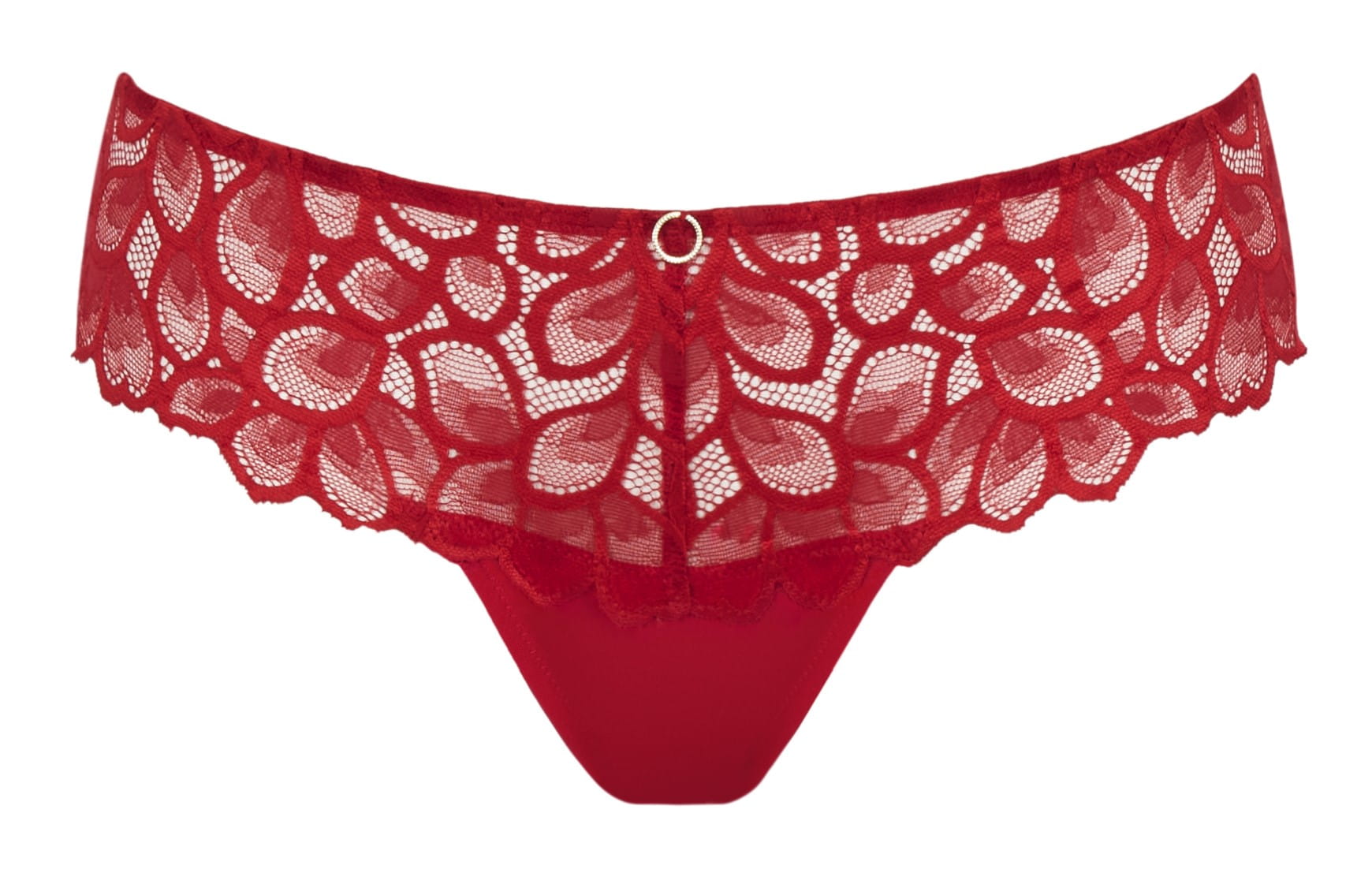Lace Thong Allure True Red