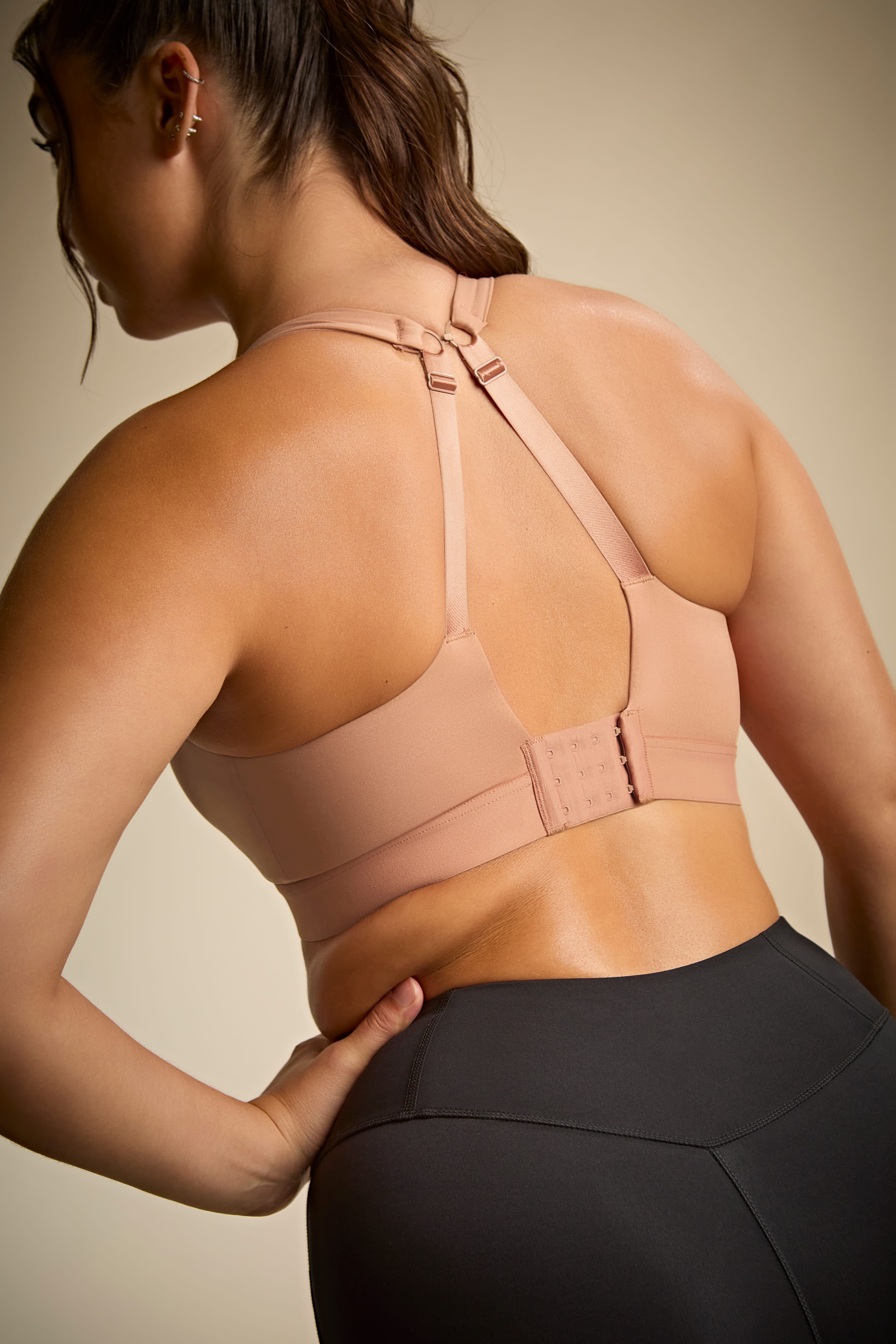 Sujetador Deportivo de Copa Suave Dusty Rose 3