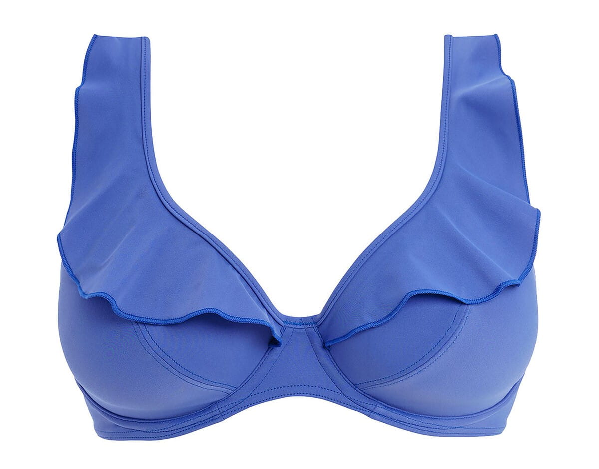 Biquíni Decotado de Copa Mole Jewel Cove Azure Liso