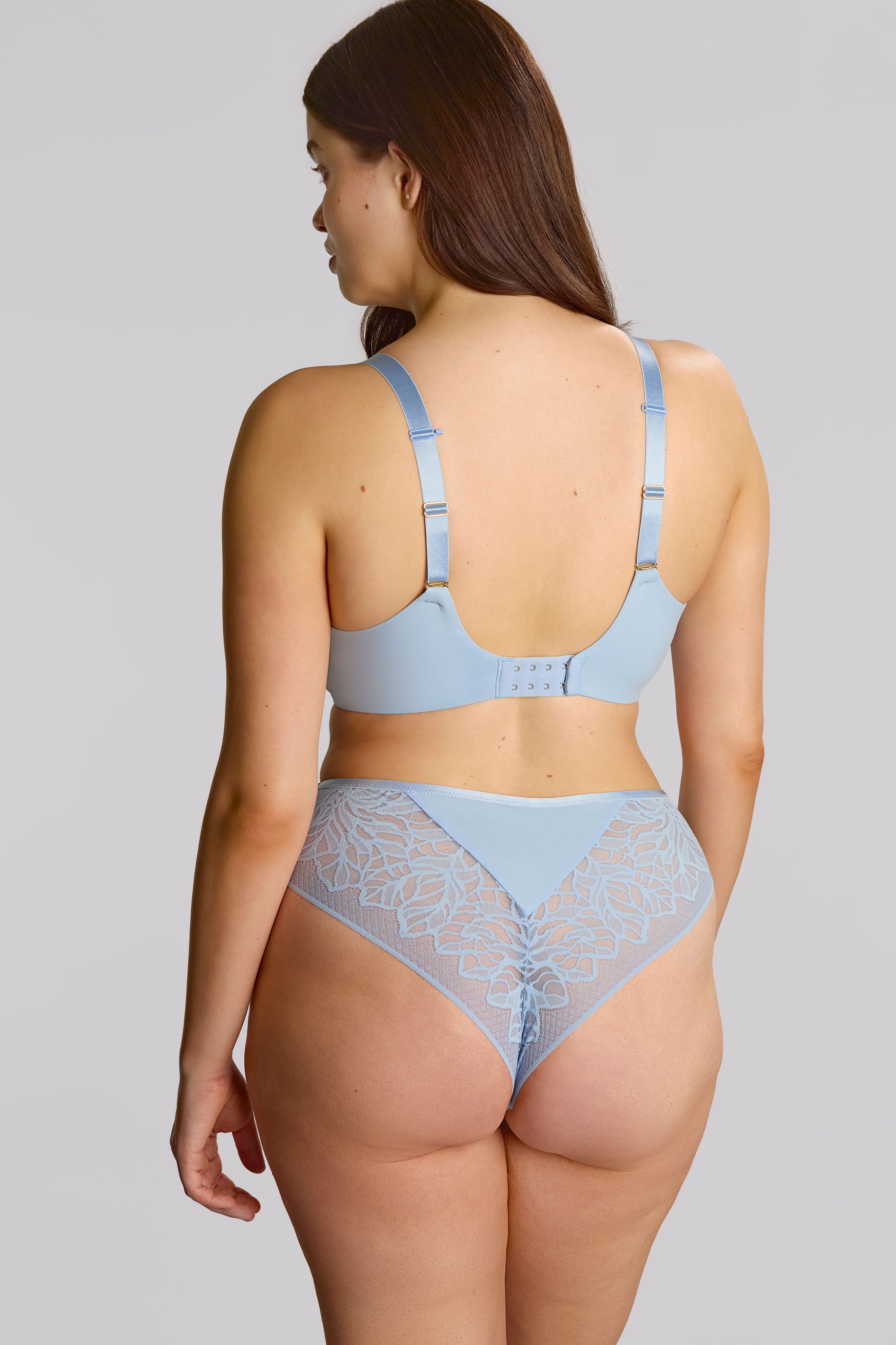 Braguita Brasileña de Cintura Alta Sophia Dusky Blue 2
