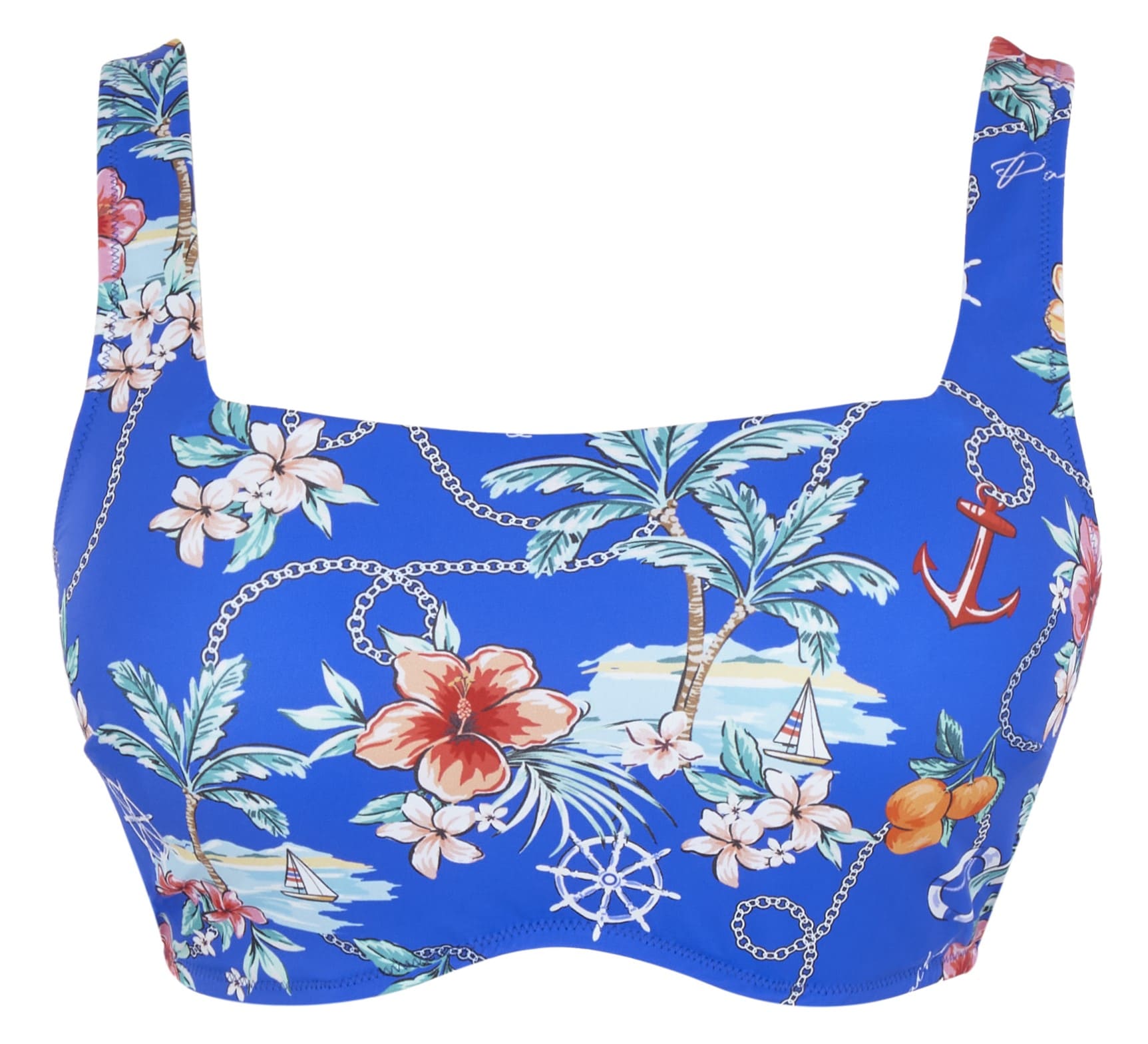 Biquíni de Decote Quadrado com aros Gina Paradiso Print