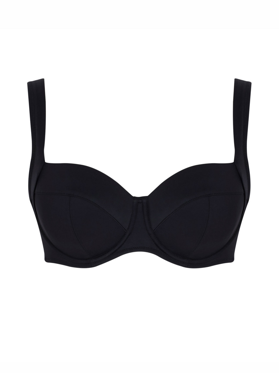 Non-padded Balconnet Bikini Olivia Signature Black