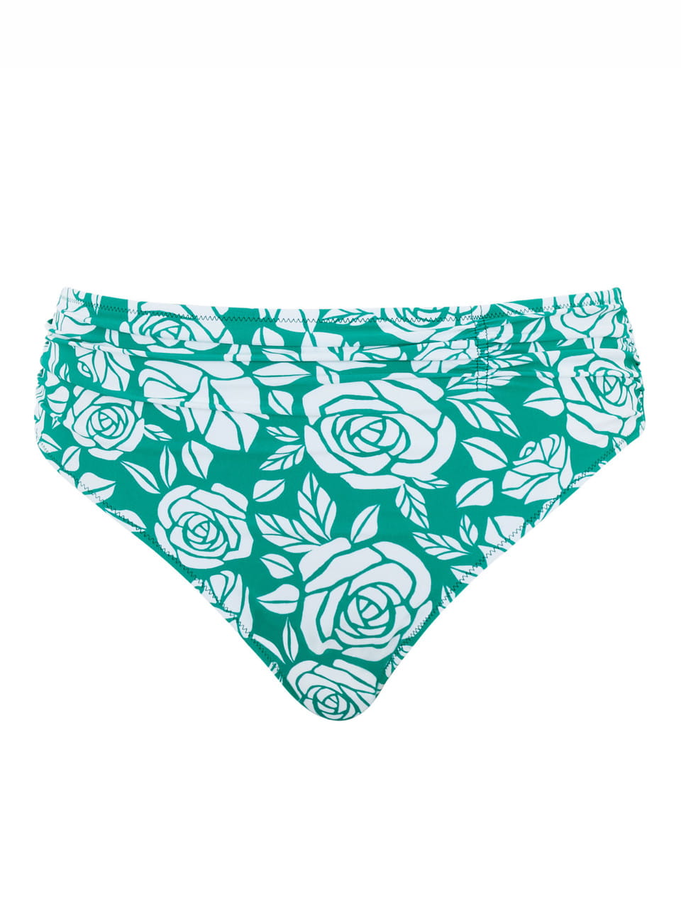 Medium Waist Swim Brief Olivia English Rose Print