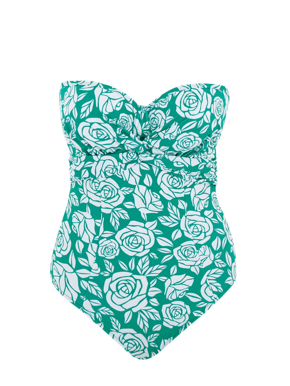 Strapless Swimsuit Tatiana English Rose Print