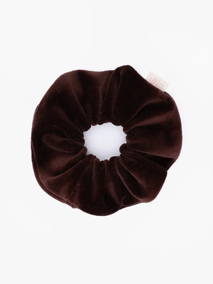 Scrunchie Velvet Chocolate