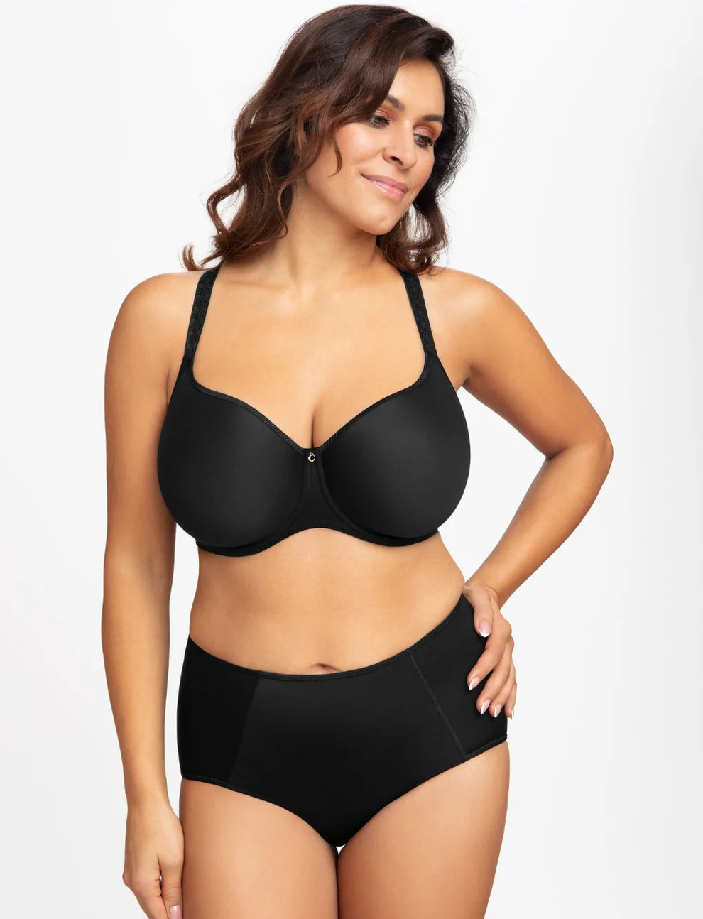 Sophia Black Moulded Full Cup Bra 4