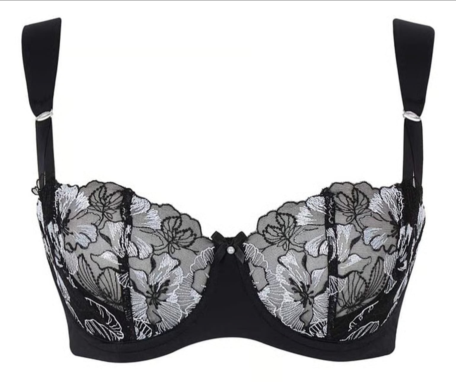 Marlene Black Non-padded Balconnet Bra