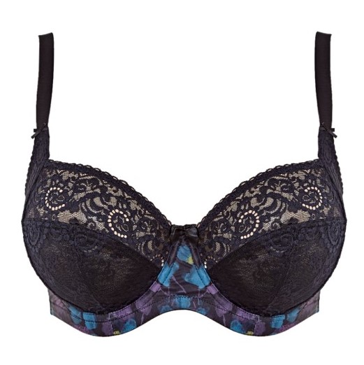 Soutien Balconnet de Copa Mole Rendado Amelie Black Floral