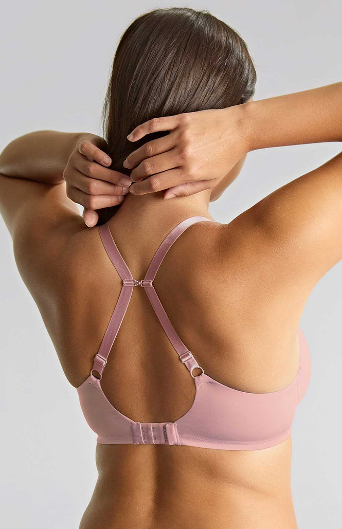Moulded Cup Plunge Bra Faith Mauve 3