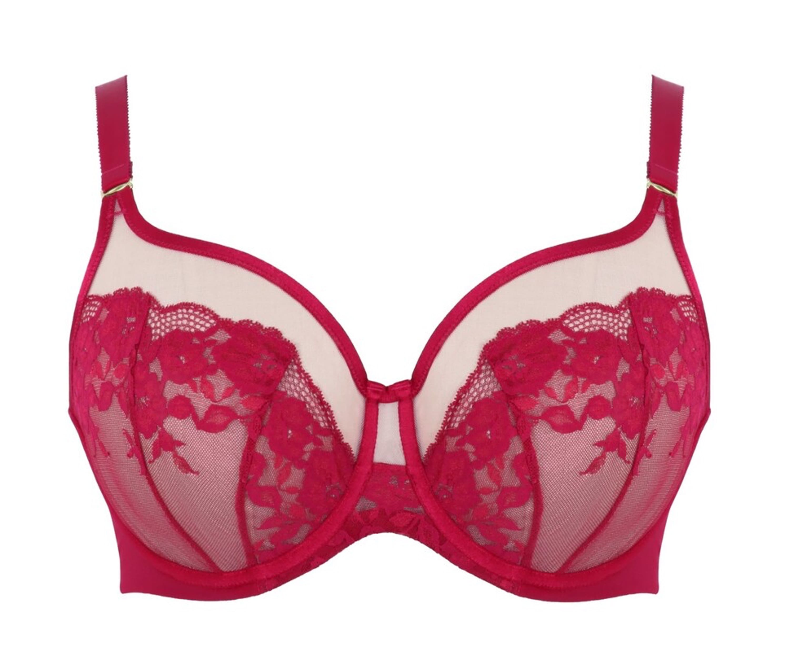 Soutien Full Cup de Copa Mole com Bordados Josephine Magenta/Latte