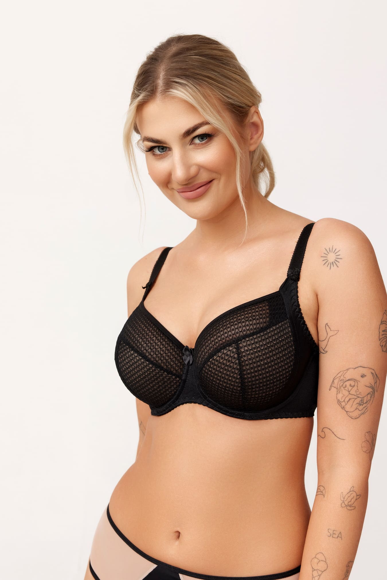 Soutien Semi-Moldado Full Cup Pola Preto