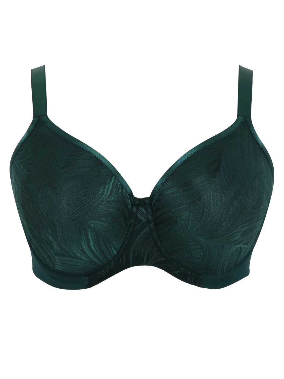 Sujetador Full Cup de Copa Suave Sin Costuras Illuminate Dark Green