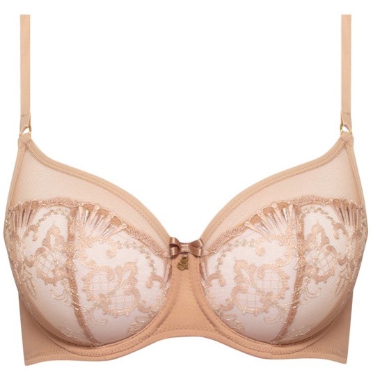 Soutien Full Cup de Copa Mole com Bordado Suíço Perla Cappuccino