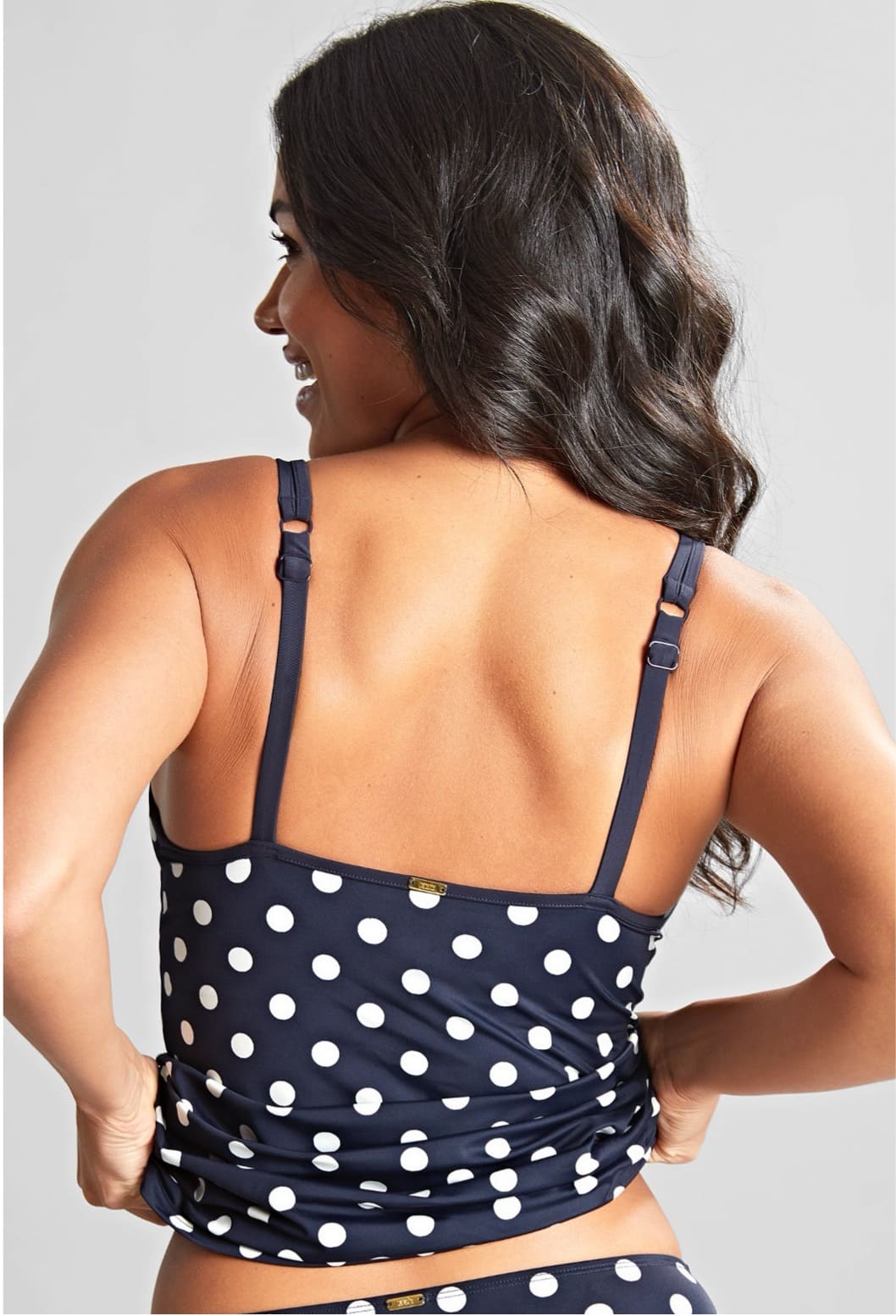 Underwired Balconnet Tankini with Soft Cup Anya Riva Spot Navy 2