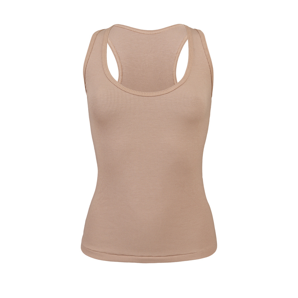 Lotta Cappucino Wide Strap Top