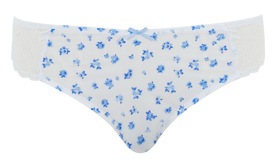 Braguita Brasileña con Encaje Cherie Vintage Floral