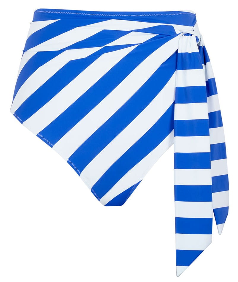 Cueca de Banho de Cintura Alta Cascade Stripe