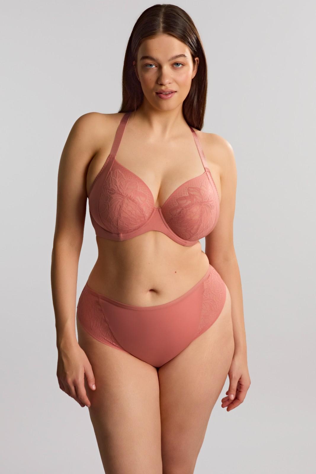 Sophia Sienna Rose Brazilian High Waisted Brief 1