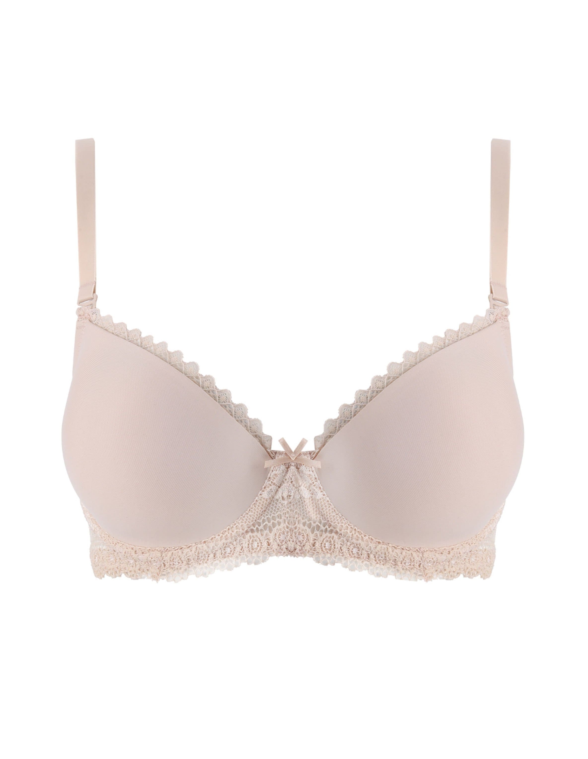 Soutien Decotado com Push Up Julietta Bege
