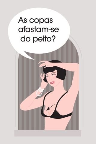 As copas afastam-se do peito?