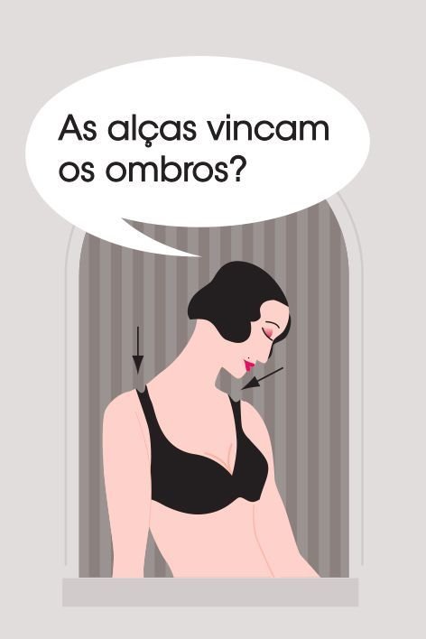 As alças vincam os ombros?