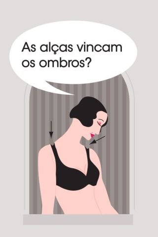 As alças vincam os ombros?