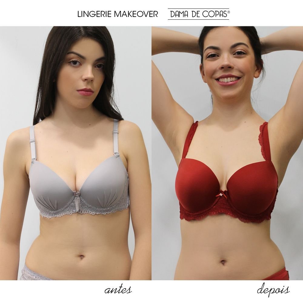 Um Makeover de Lingerie, e de decote!