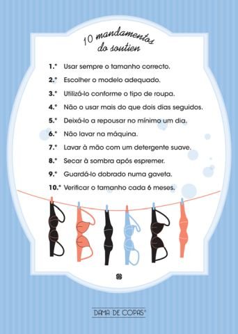 Os 10 Mandamentos da Lingerie