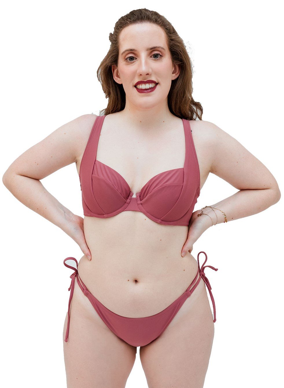 Soft Cup Balconnet Bikini Dune Deco Rose 1