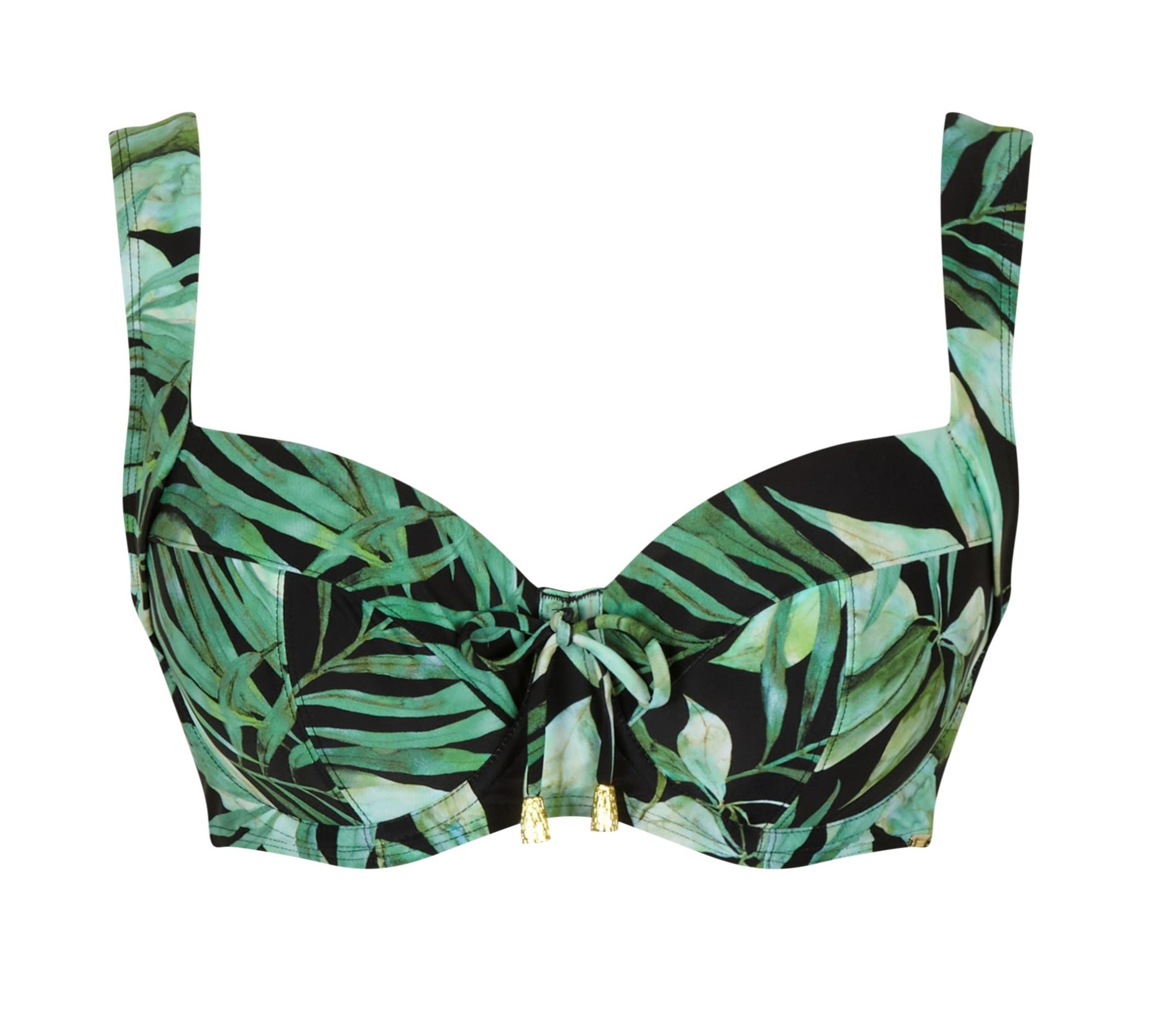 Non-padded Balconnet Bikini Bali Palm Print
