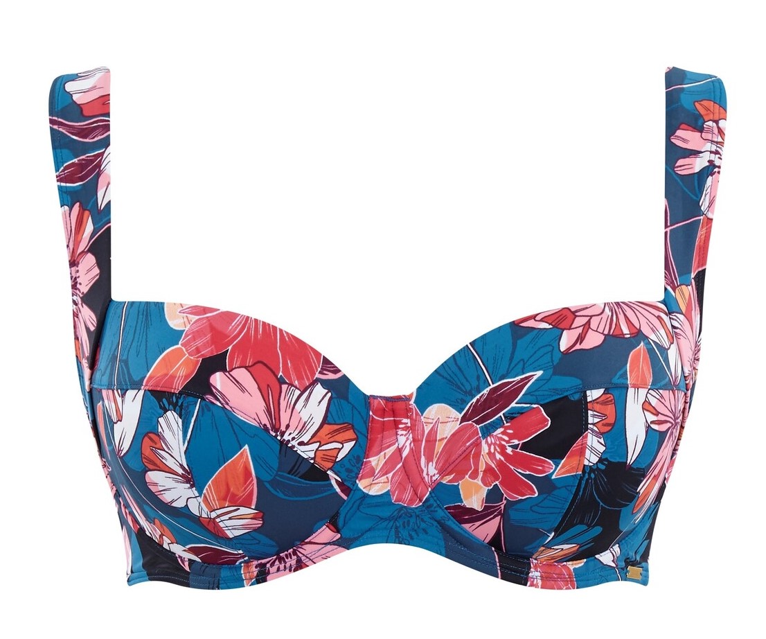 Biquíni Balconnet de Copa Mole Anya Riva Blue/Floral