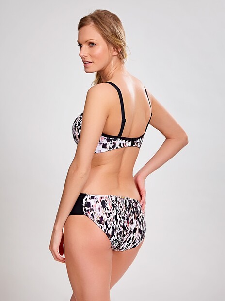 Bikini Sin Tirantes de Copa Moldeada Florentine Animal Print 5