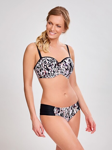 Bikini Sin Tirantes de Copa Moldeada Florentine Animal Print 4