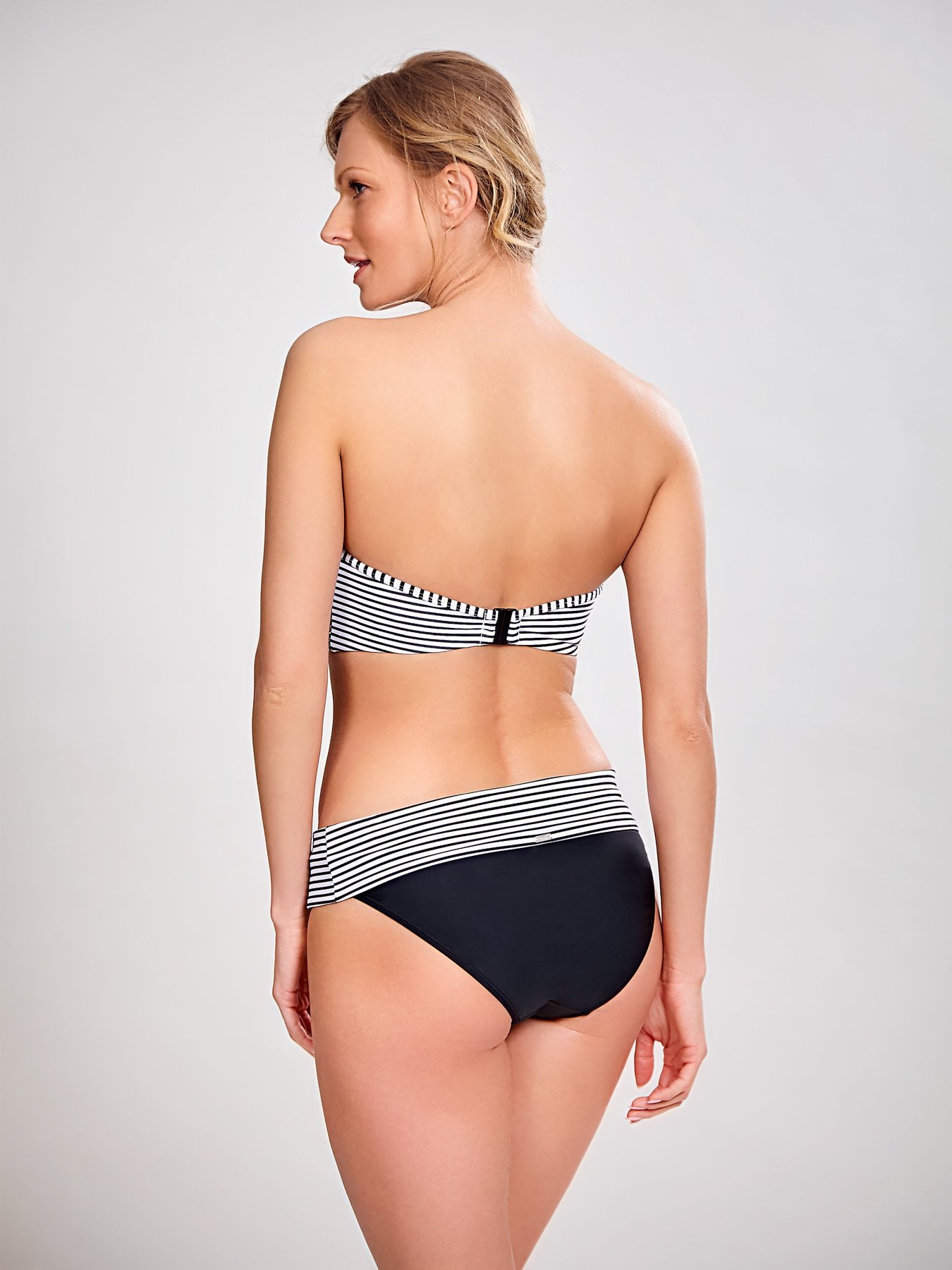 Bikini Sin Tirantes de Copa Moldeada Anya Stripe 2