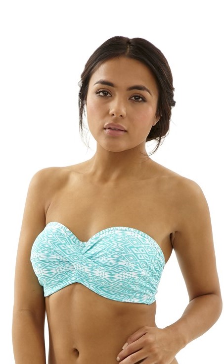 Hattie Aqua Bandeau 1