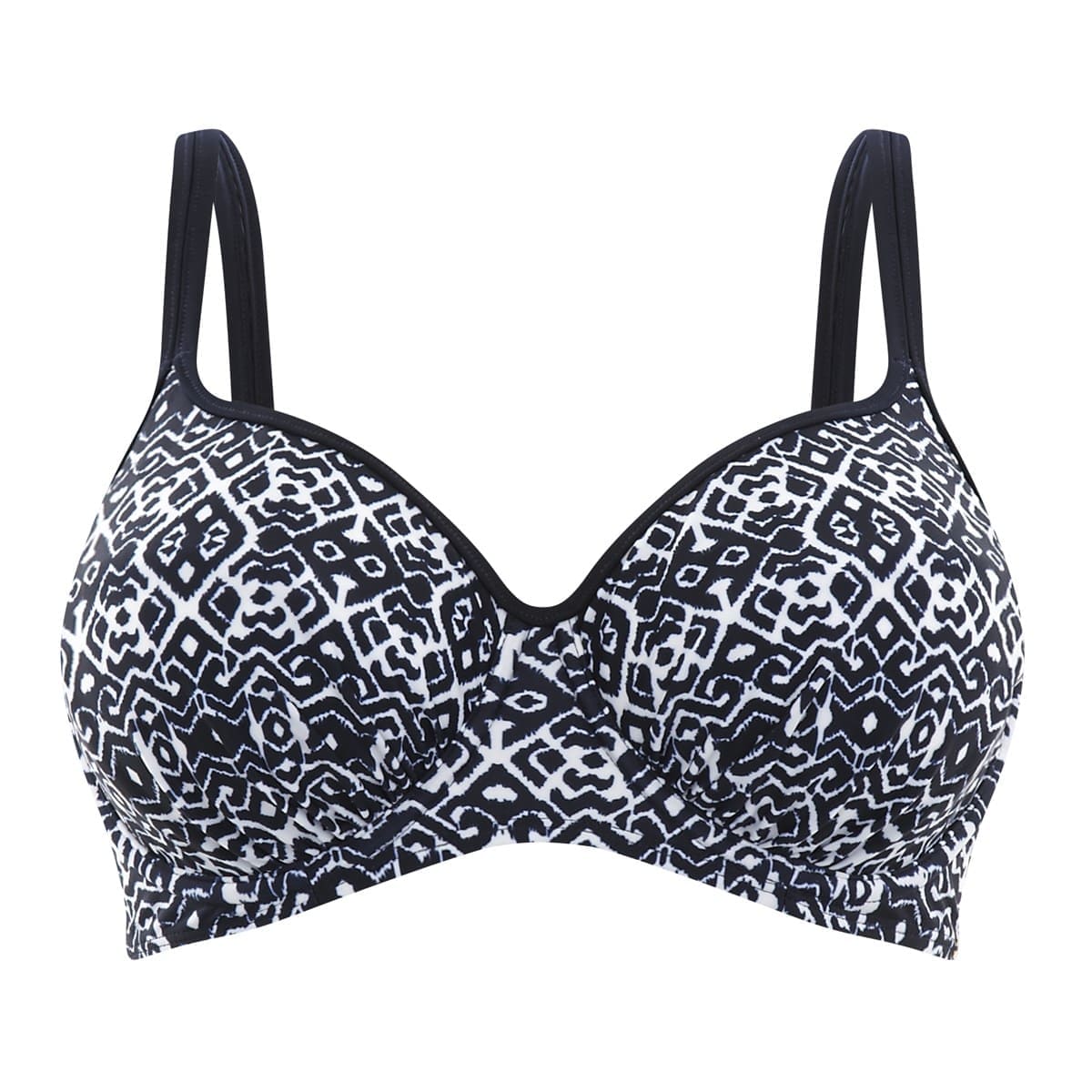 Non-padded Balconnet Bikini with Wires Sia Navy/White