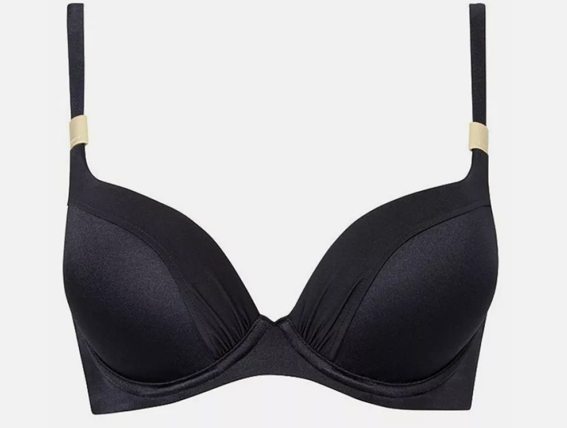 Bikini De Copa Moldeada Decotta Sienna Negro