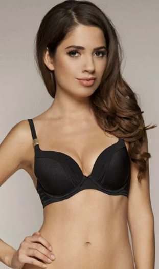Bikini De Copa Moldeada Decotta Sienna Negro 1