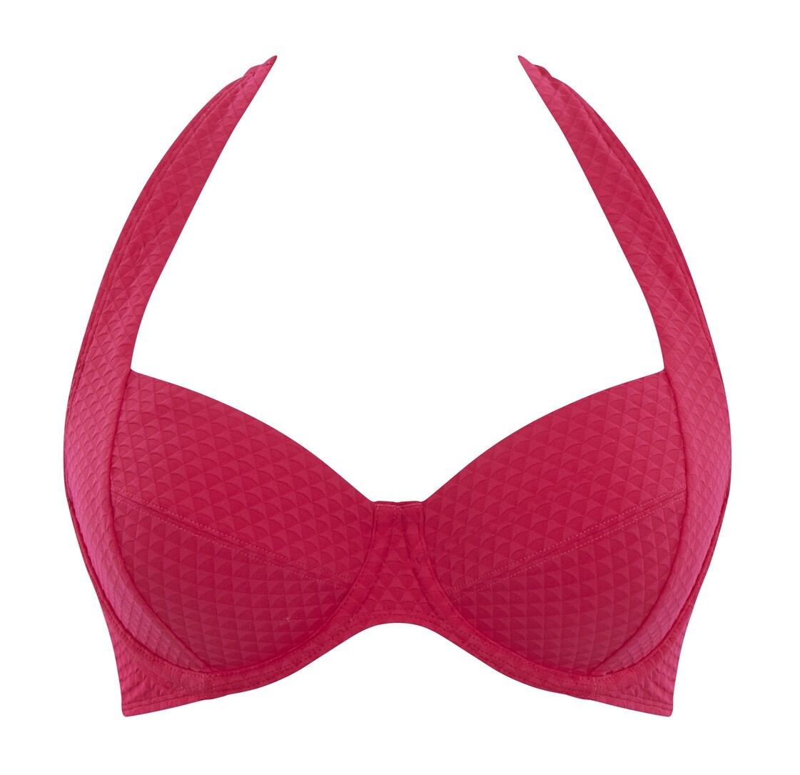 Bikini Halterneck de Copa Suave Echo Hot Pink